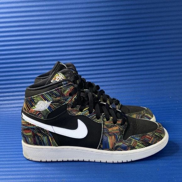 Size 6.5Y- GS Nike Air Jordan 1 Retro High Black History Month 2016 Women’s 8 - Picture 1 of 8